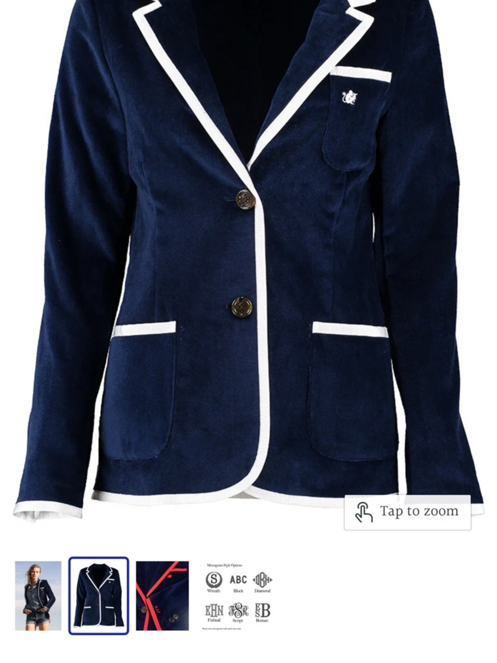 Bask Poolside Blazer women’s size 4